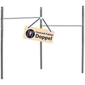 HUDORA Turnreck Fabian Standard/Pro - einfache/doppelte Turnstange für Kinder & Erwachsene - 4-fach höhenverstellbare Gymnastikstange - belastbar...