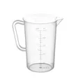 HENDI Messbecher, mit Skalierung, ergonomischer Griff, Bruchsicher, 0,5L, ø90x(H)140mm, Polypropylen, Transparent