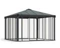 Ledro 3600 Closed Garden Gazebo, grau