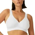 NATURANA BH Athleisure Soft Bra Weiß Baumwolle C 105 Damen