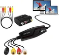 Video Grabber Überträgt Hi8 VHS auf Digital DVD für Windows 10 / Mac Video C...