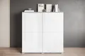 OTTO home Highboard Kenia, moderne grifflose Hochkommode mit 4 Türen, Breite 120 cm (1 St), Push-to-Open-Fronten, höhenverstellbaren Einlegeböden