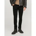 Jack & Jones Slim-fit-Jeans JJIGLENN Slim-Fit mit Stretch und praktischer 5-Pocket-Form Baumwollmischung, slim fit schwarz 32