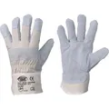 Arbeitshandschuhe aus Leder Madras 5-Finger XL Gr. 10,5, Lederhandschuhe, Innenhand gefüttert