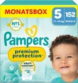 Pampers Premium Protection Groesse5 Windeln Babys 11-16 kg 152 Stueck