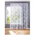 Gardinenbox Bogenstore (1 St), Kräuselband, transparent, Store Jacquard Fabio Kräuselband Transparent Voile 13143 weiß 300 cm x 245 cm