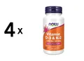 4 x Now Foods Vitamin D3 and K2 - 1000IU/45mcg (120) (171,72 EUR/kg)