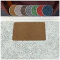 ANRO Fußmatte Schmutzfangmatte Türmatte rutschfest Fußabstreifer abwaschbar robust für Eingang, Haustür, Flur innen & außen Poet Küche, 60 x 40 cm (Rechteckig)