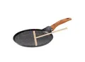 STONELINE® Back to Nature Crêpes-Pfanne 25 cm, mit Teigverteiler