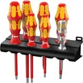 Wera Schraubendreher Satz Kraftform Plus 160i/165i/7, VDE, rot