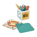 Fisher-Price 2-in-1 Babys Tücherbox - Sensorisches Spielzeug für Feinmotorik und Sinnesentwicklung, für Kinder ab 3 Monaten, HML64