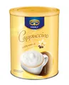 KRÜGER Family Cappuccino White Vanille, aromatisiertes Getränkepulver mit löslichem Bohnenkaffee, koffeinhaltig, 450g Dose