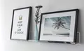 queence Bilderleiste Galerieboard - Bilderboard - Acrylglas - 7 Größen Bilderregal, Regal, Montagematerial ist dabei