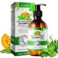 P-Beauty Shampoo mit Biotin, Rosmarin, Minze & Kürbiskernöl, Vegan, Silikonfrei - gegen Haarausfall, fördert Haarwachstum, stärkt feines geschädigtes Haar, für trockene & fettige Haare, alle Haartypen