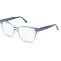 Kate Spade CLAUDIE/G Damen-Brille inkl. Gläser Vollrand Butterfly Acetat-Gestell 54mm/16mm/140mm, blau