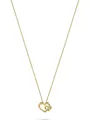CHRIST Collier CHRIST Damen-Kette 375er Gelbgold 1 Diamant Herz