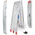 TRUTZHOLM 1 x Auffahrrampe Klappbar 228 cm Tragkraft 340 kg inkl. Spanngurt