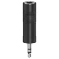 Hama Stereo Audio-Adapter 3,5mm-Klinken-Stecker>6,3mm-Klinken-Kupplung schwarz