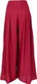 Boho Hosenrock, Weite Sommerhose - Dunkelrot, Damen, Viskose, Größe: S/M