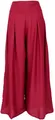 GURU SHOP Boho Hosenrock, Weite Sommerhose - Dunkelrot, Damen, Size:S/M