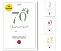 Frank Paperman® | 70. Hochzeitstag Geschenk | Ehejubiläum | Gnadenhochzeit | Urkunde | klassisch | Geschenkideen Hochzeitstag | Vordruck im DIN-A4-Format