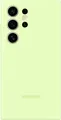 Genuine Offiziell Samsung Galaxy S24 Ultra Silikon Cover Lime Grün Rückseite