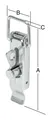 Vormann Kistenverschluss 110 x 37 mm verzinkt - 001206105Z