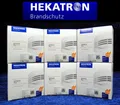6x HEKATRON GENIUS Plus Rauchwarnmelder NEU OVP m. 10-Jahres Batterie & Klebepad