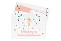 PAPIERDRACHEN Kommunionskarte 12 Einladungskarten zur Kommunion - Einladung zur Heiligen Kommunion, für Mädchen und Jungen -hochwertig gedruckt in DIN A6