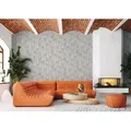 Marburg Fototapete Tile, glatt, matt, moderne Tapete für Wohnzimmer Schlafzimmer Küche blau|grau