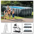 INTEX Komplettset Ultra XTR Frame Pool 549x274x132cm + Sandfilter Swimmingpool