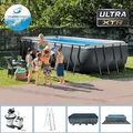Intex Swimming Pool 549x274x132 Frame Pool Set Ultra Quadra XTR Schwimmbecken