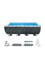 INTEX Komplettset Ultra XTR Frame Pool 549x274x132cm mit Sandfilteranlage Leiter