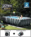 INTEX Komplettset Ultra XTR Frame Pool 549x274x132cm Schwimmbecken Poolroboter