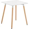 CLP Küchentisch Viborg weiß Größe 60 cm Größe 60 cm - Weiß