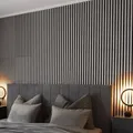 Home Deluxe - Akustikpaneel Sonic - 80 X 40 Cm Farbe: Grey Oak, Menge: 9 Holz Akustikpaneele Wandpaneel Akustik