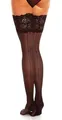GLAMORY Couture 20 halterlose Naht-Strümpfe-schwarz-40-42