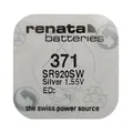 kQ Renata Knopfzelle Silver Oxide 371 SR69 1.55V Batterien 1er Blister