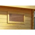 KARIBU Fenster für Gartenhäuser "38 mm", BxH: 85 x 44 cm, Holz - braun