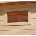 Karibu Systemhäuser Fenster 38 mm x 440 mm x 850 mm Aktion Naturbelassen