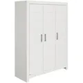 Paidi Babykleiderschrank Fiona, Weiß, Holzwerkstoff, 8 Fächer, 156.8x205.3x55.3 cm, Blauer Engel, Goldenes M, Beimöbel erhältlich, in verschiedenen Größen erhältlich, Babymöbel, Babykleiderschrank