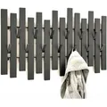 Dandibo Wandgarderobe Schwarz Metall Modern 96637 Garderobe Wand Mit Haken Garderobenleiste Hakenleiste Garderobenhaken
