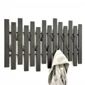 Wandgarderobe Schwarz Metall Modern 96637 Garderobe Wand Haken Garderobenleiste