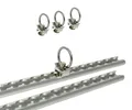 ProPlus Zurrgurt Zurrschienen 2x60cm 6-teilig inkl 4x Fitting mit Öse - Airlineschienen
