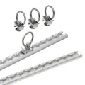Zurrschienen Set 2x60cm 6-teilig