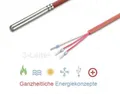 PT100 / PT 100 2 Meter 3-Leiter Temperaturfühler SIL bis 200°C 2m Kabel fühler