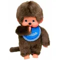 Monchhichi Kuscheltier 255040, Junge mit Latz, ab 2 Jahre, 20 cm