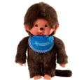 Monchhichi Plüschfigur Junge Classic 20 cm Monchhichi Puppe mit original blauem Lätzchen