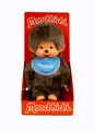 Sekiguchi 255040 - Original Monchhichi Junge, Plüschtier mit blauem Lätzchen und