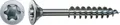 SPAX Universalschraube, WIROX, Senkkopf, T-STAR plus, Teilgewinde, Torx